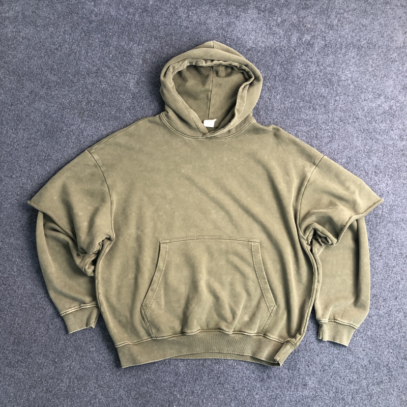 Retro Washed Oversized Streetwear Hoodie