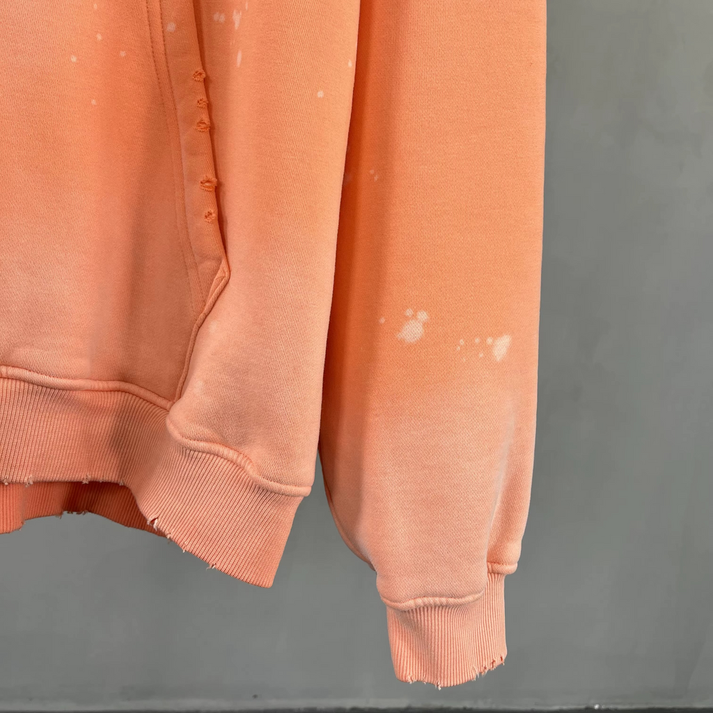 Heavyweight Oversized Distressed Pullover Hoodie