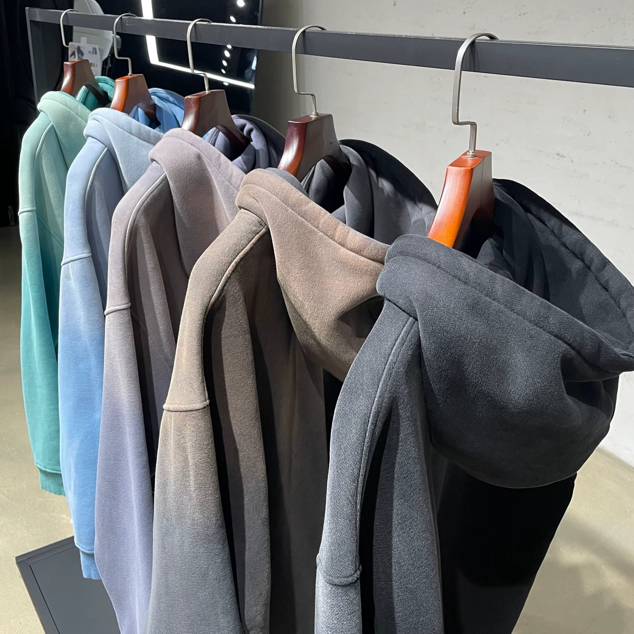 Unisex Terry Fleece Drop Shoulder Oversized Hoodie