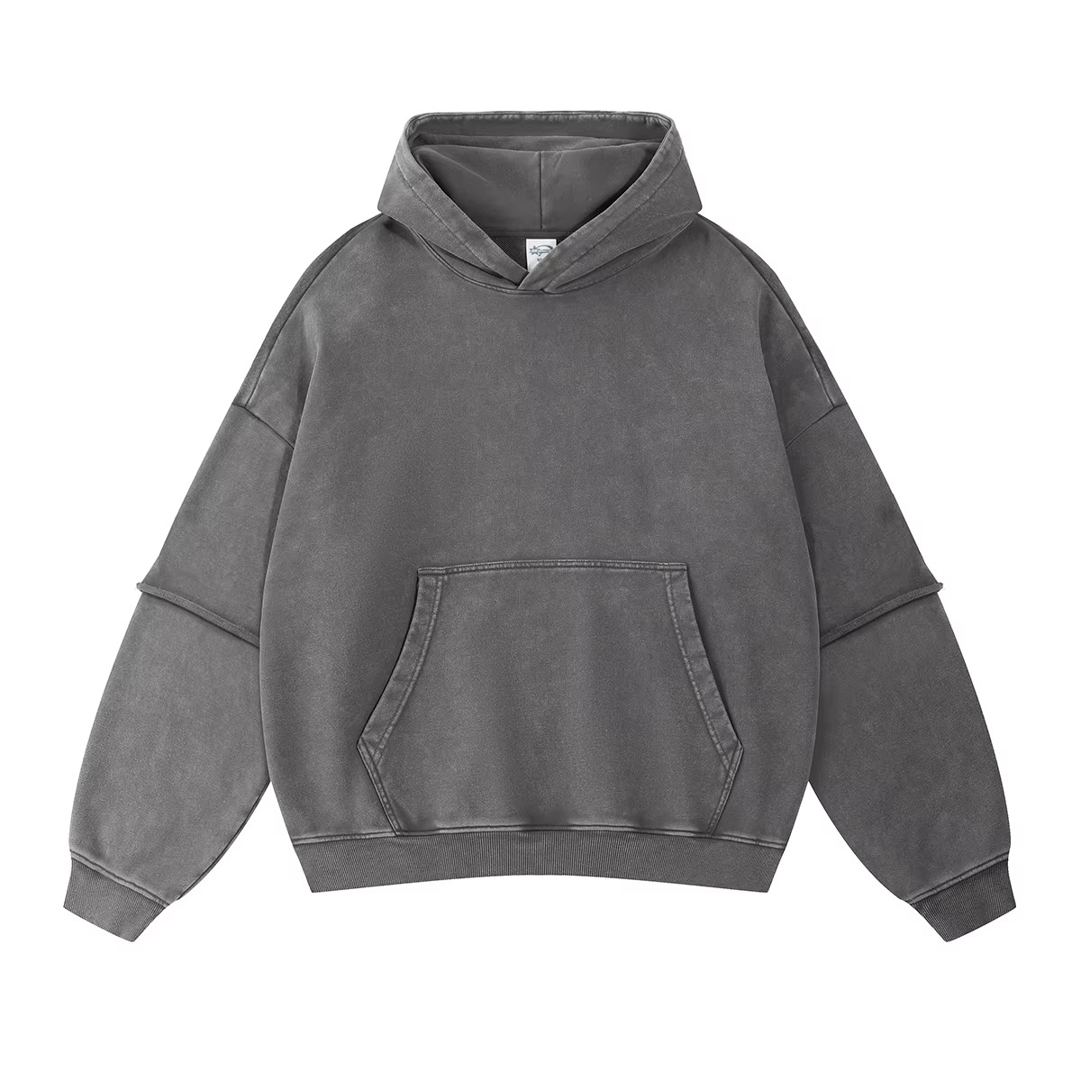 Retro Washed Oversized Streetwear Hoodie