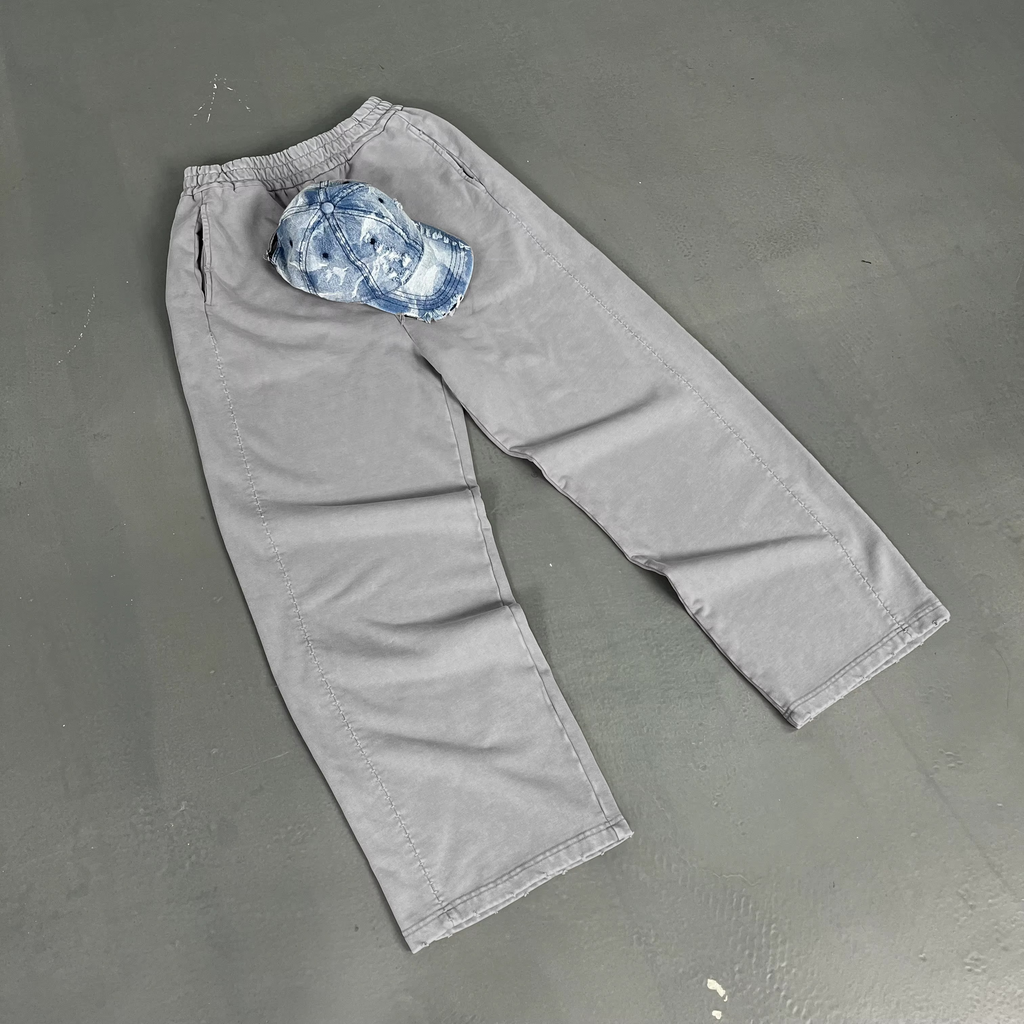 Soft Wash Wide-Leg Pants