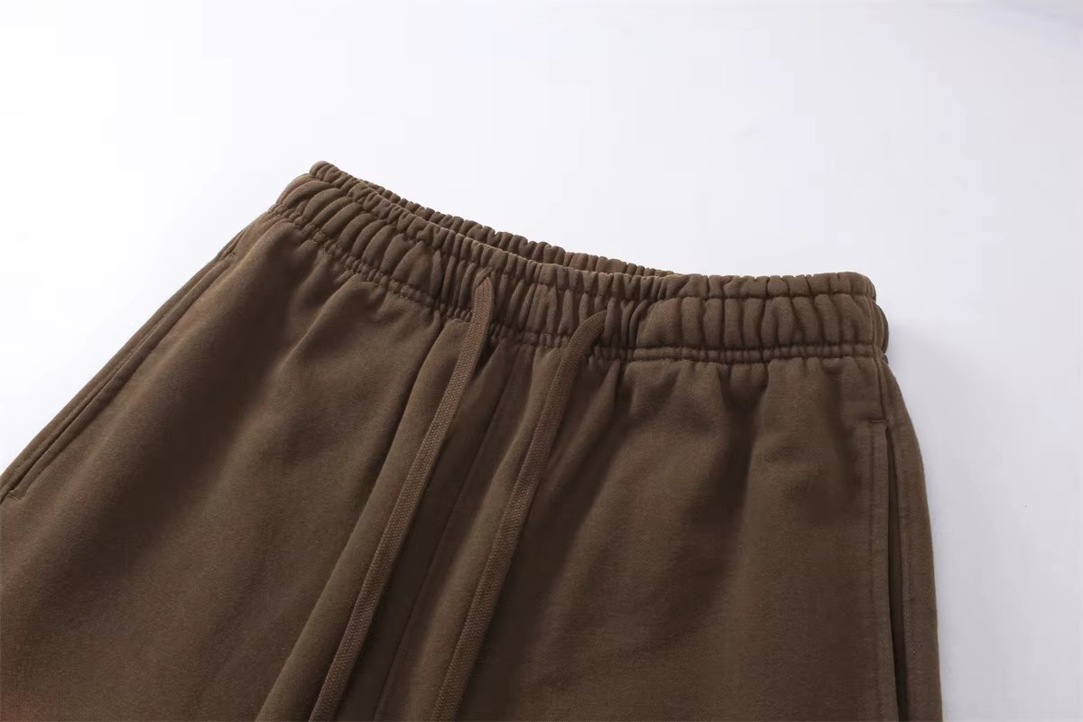 Unisex Acid Wash Wide-Leg Flared Sweatpants