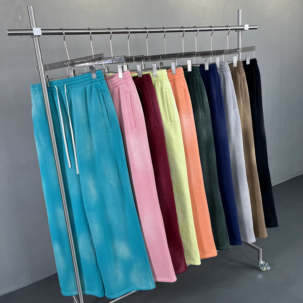 Unisex Acid Wash Baggy Sweatpants