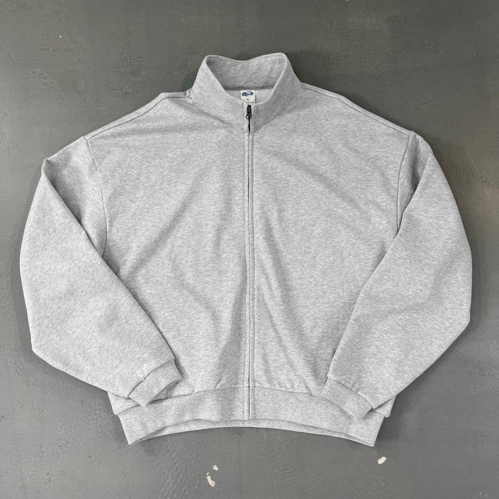 Casual Full-Zip Sweat Jacket