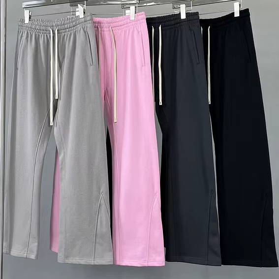 Unisex Flare Heavyweight Patchwork Sweatpants