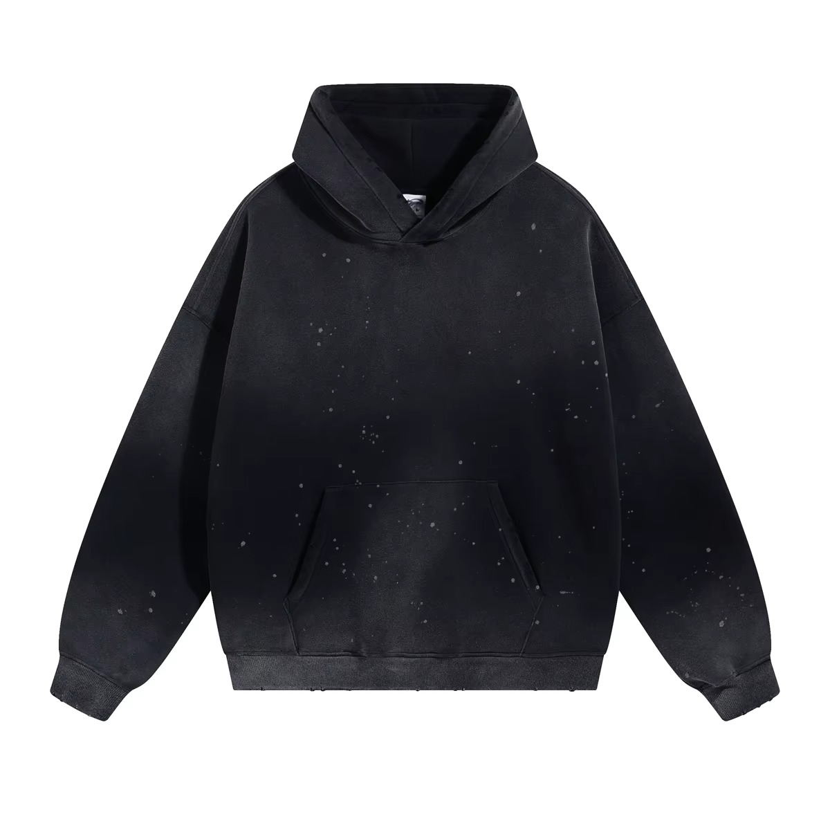 Heavyweight Oversized Distressed Pullover Hoodie