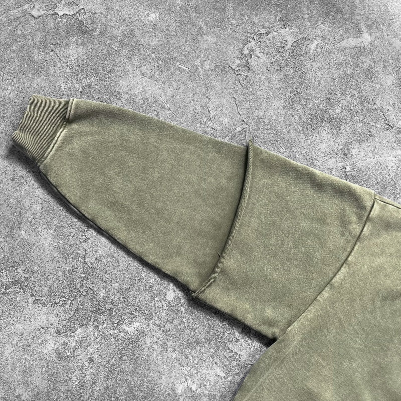 Retro Washed Oversized Streetwear Hoodie