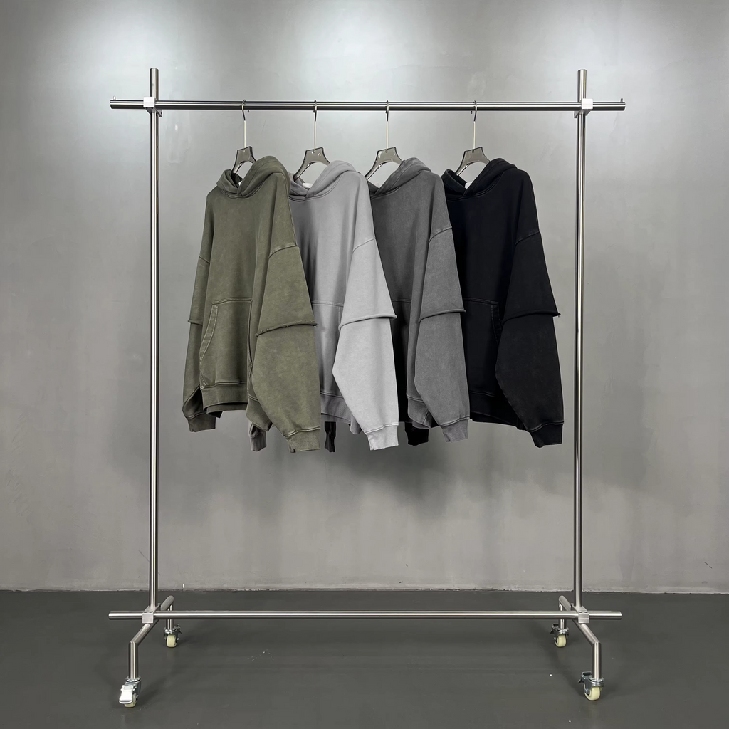 Retro Washed Oversized Streetwear Hoodie