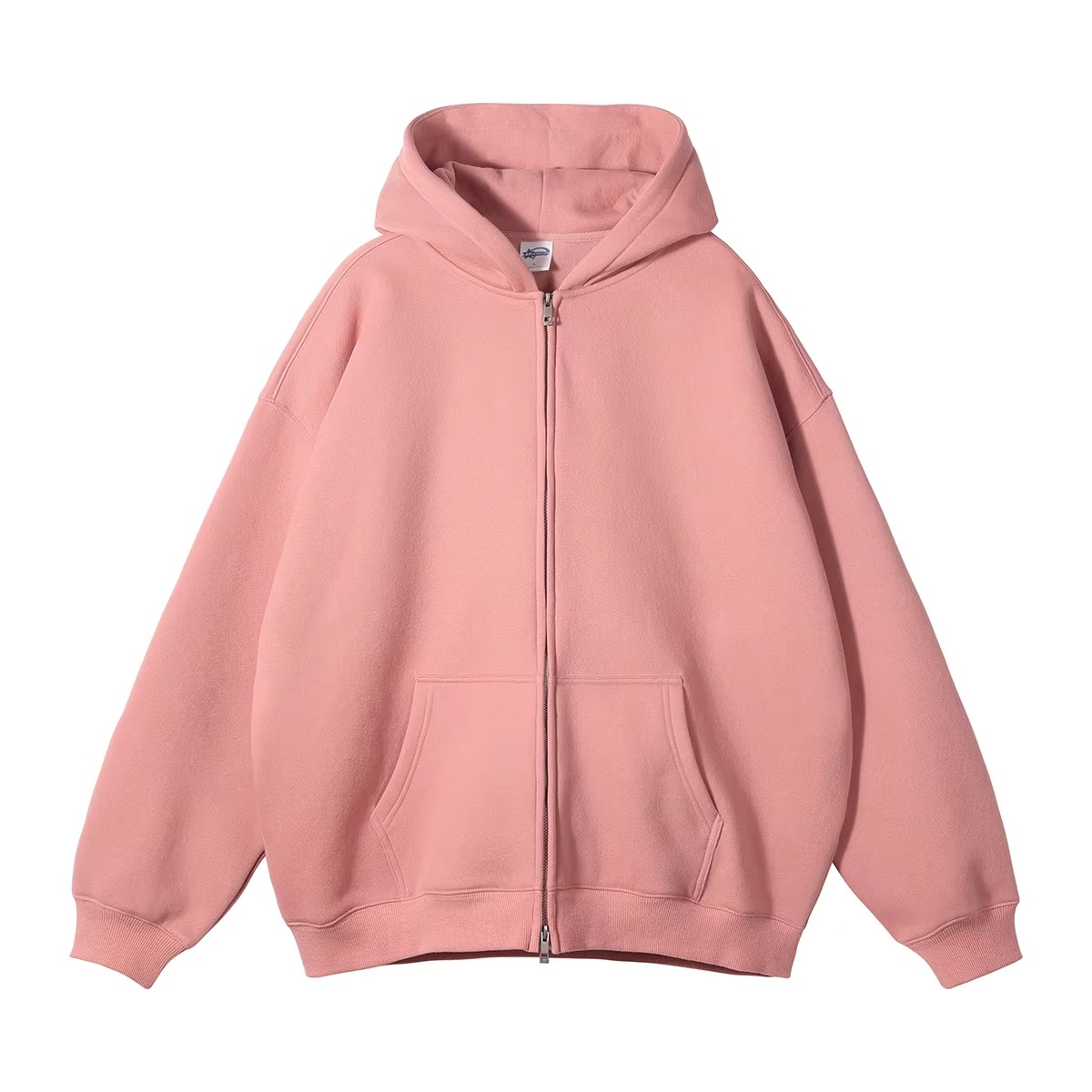Streetwear Oversized Unisex Zipper Hoodie