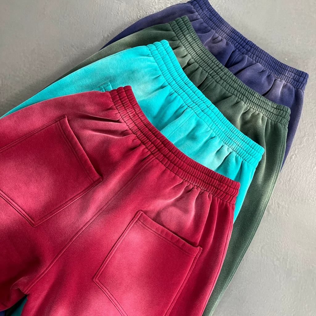 Unisex Acid Wash Baggy Sweatpants