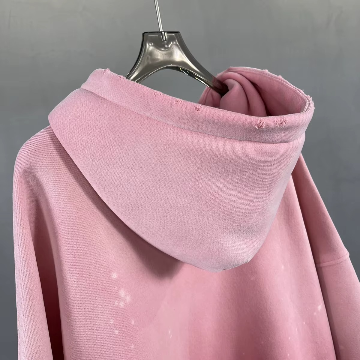 Heavyweight Oversized Distressed Pullover Hoodie