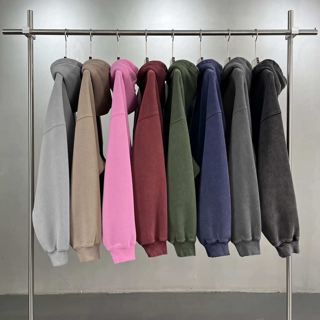 Unisex Vintage Stone Washed Oversized Hoodie