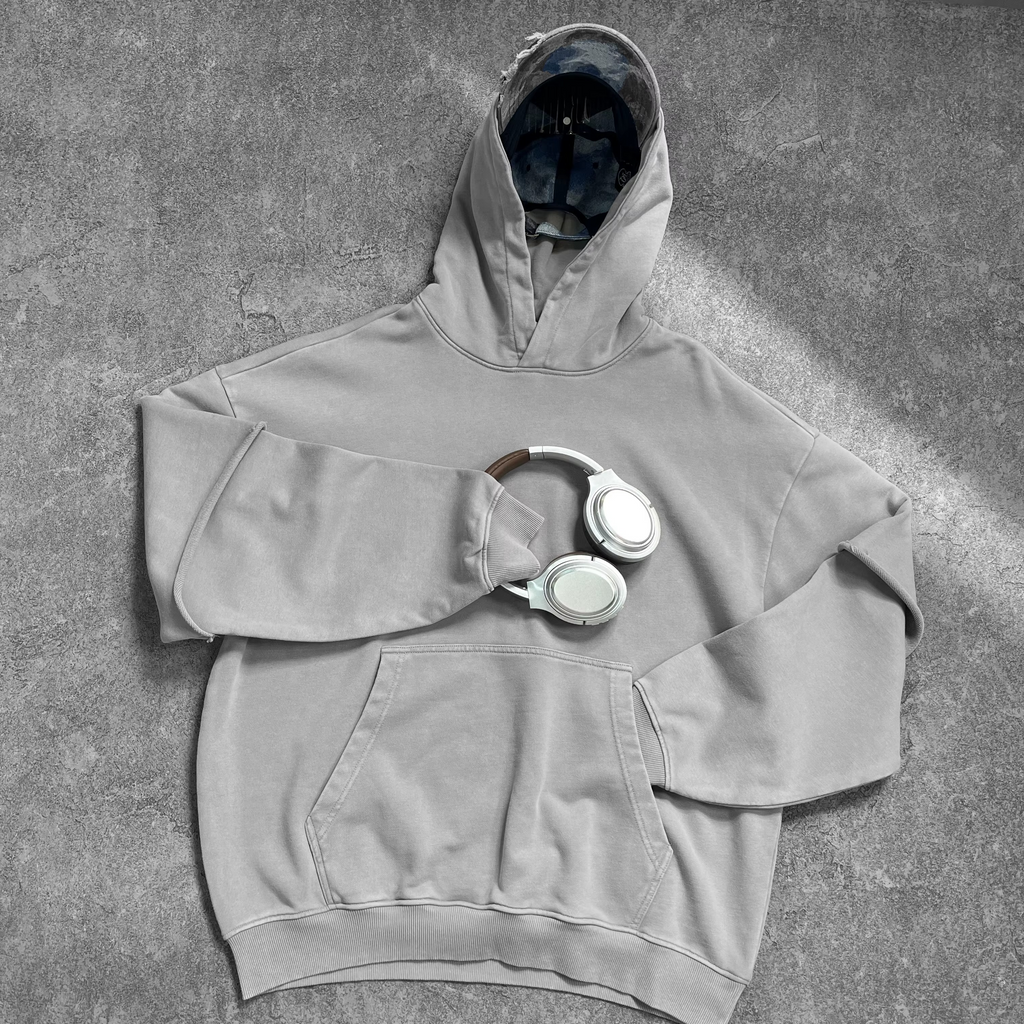 Retro Washed Oversized Streetwear Hoodie