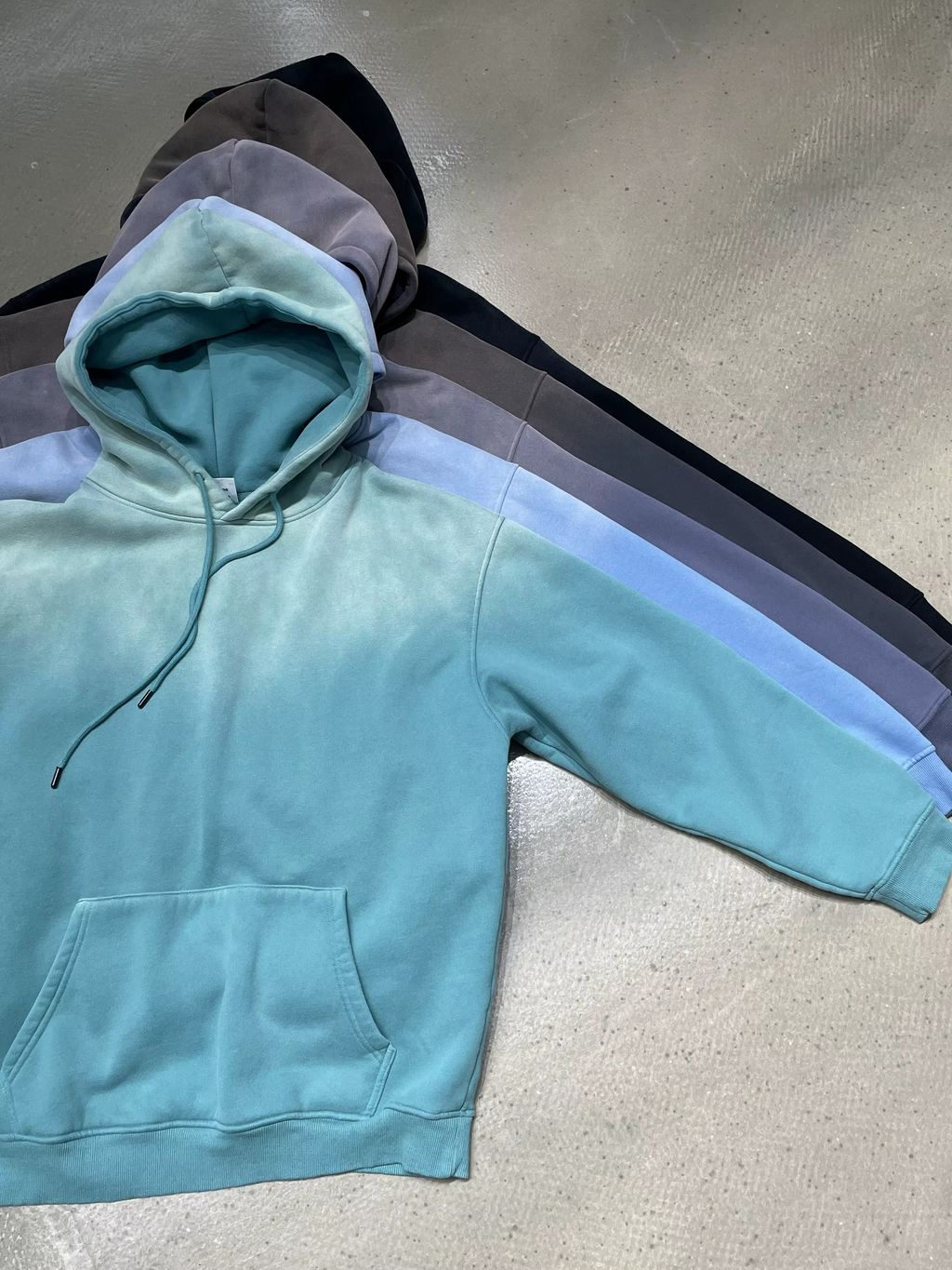 Unisex Terry Fleece Drop Shoulder Oversized Hoodie