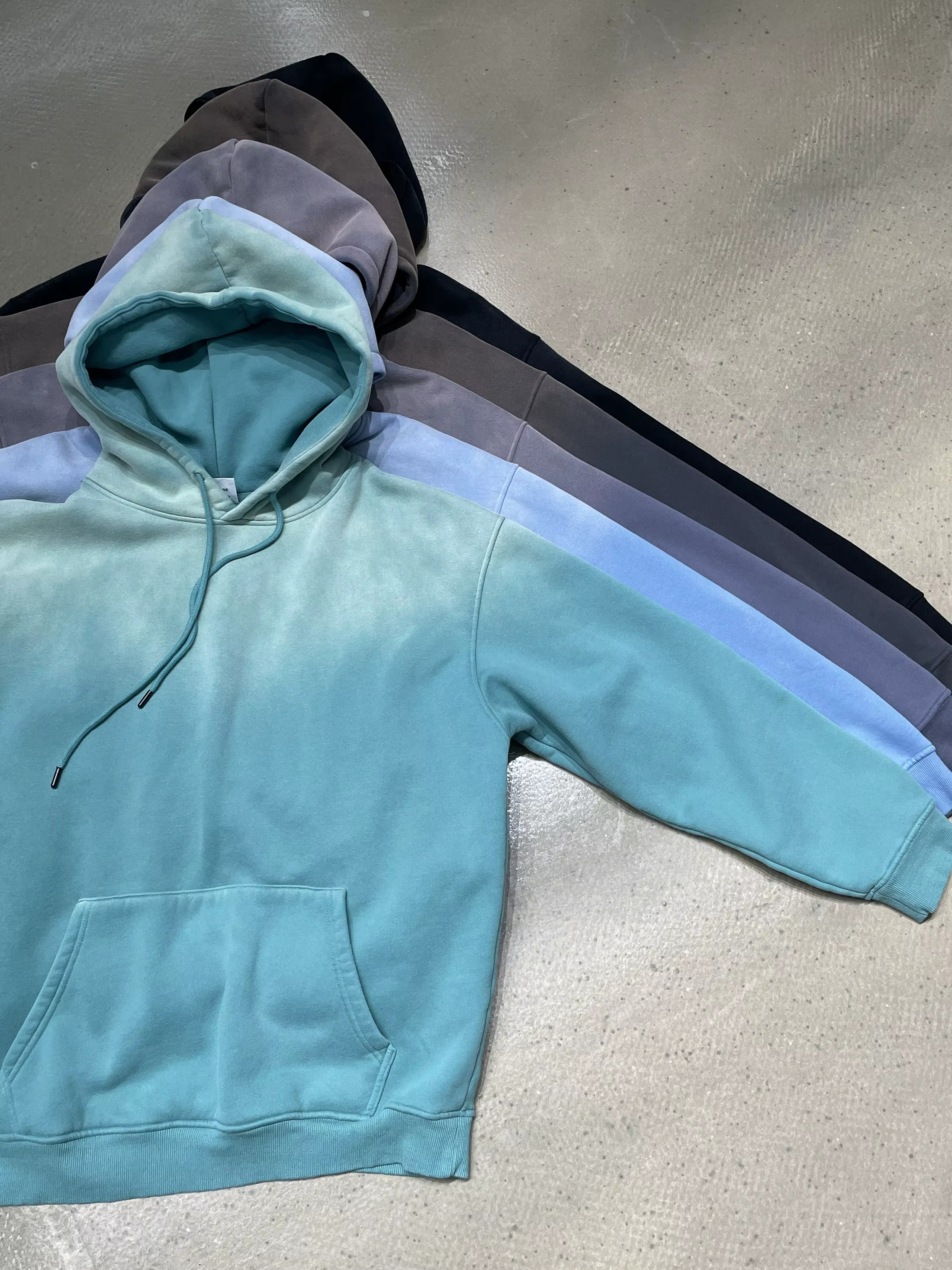 Unisex Terry Fleece Drop Shoulder Oversized Hoodie