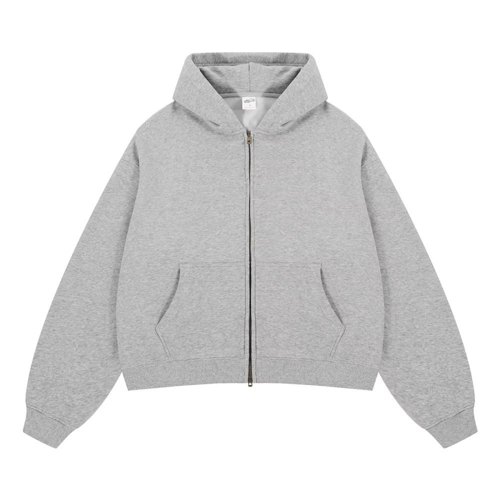 Streetwear Oversized Unisex Zipper Hoodie