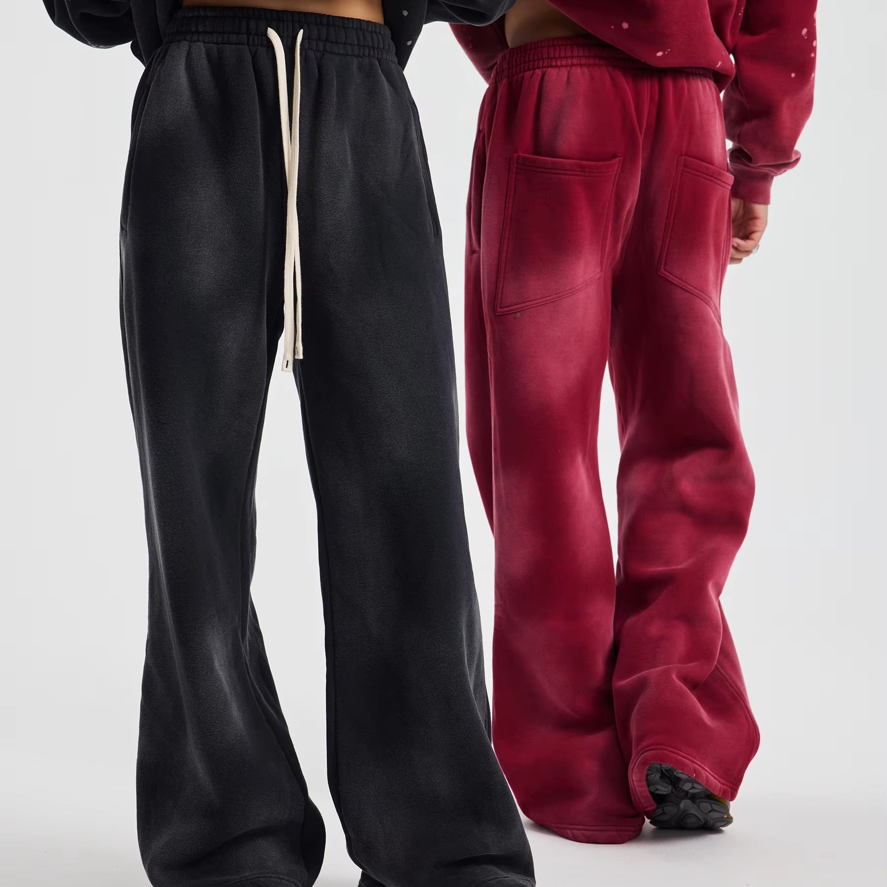 Unisex Acid Wash Baggy Sweatpants