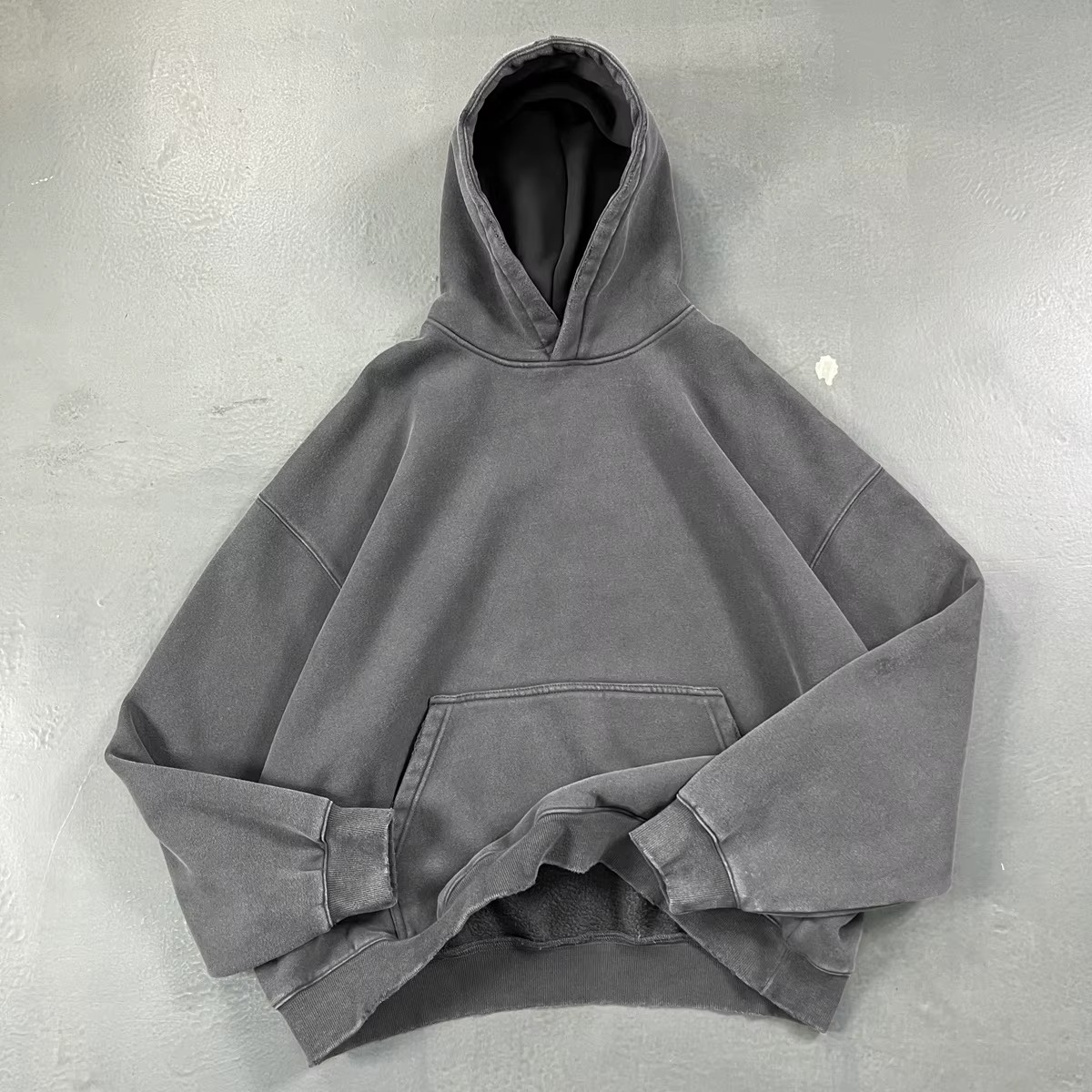 Unisex Vintage Stone Washed Oversized Hoodie