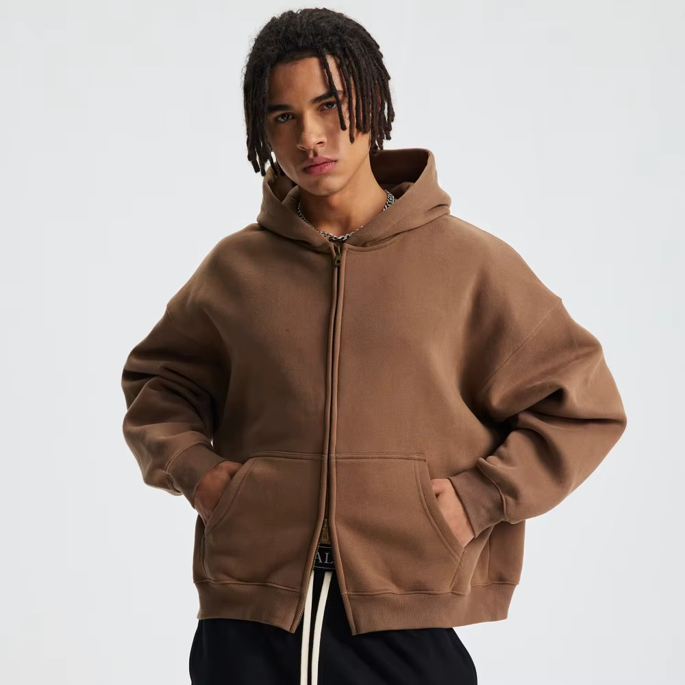 Streetwear Oversized Unisex Zipper Hoodie