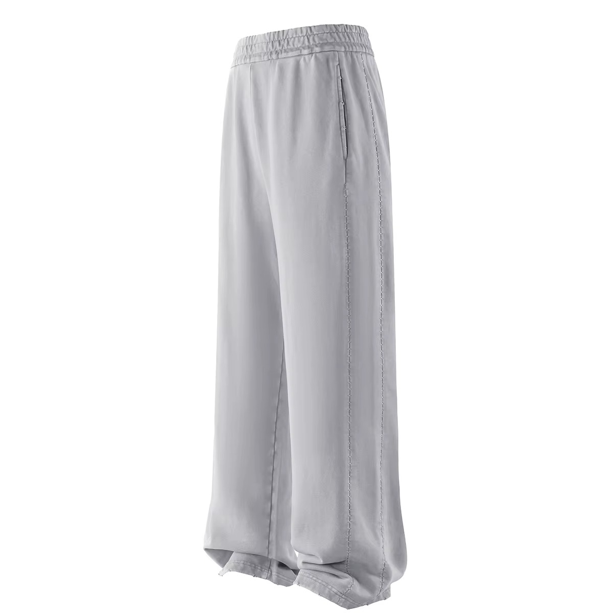 Soft Wash Wide-Leg Pants