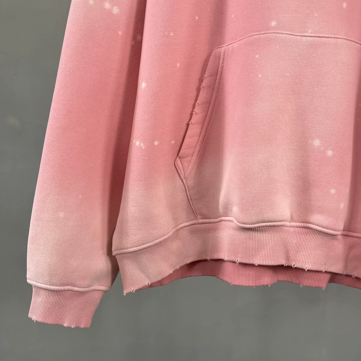 Heavyweight Oversized Distressed Pullover Hoodie