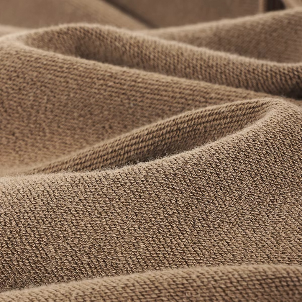 Unisex Solid Pullover Crew Neck Tracksuit Set