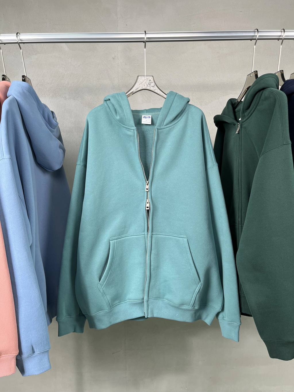 Streetwear Oversized Unisex Zipper Hoodie