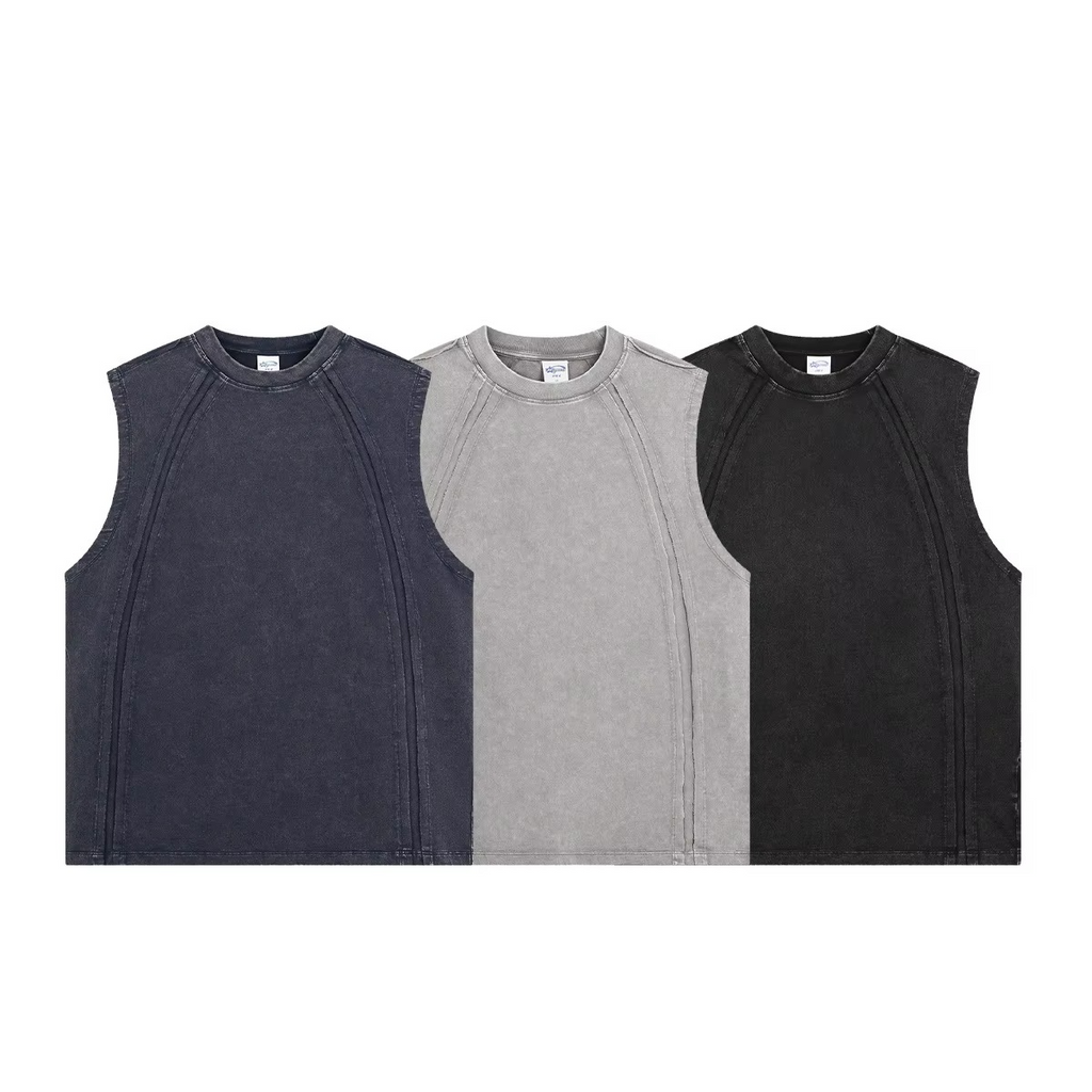 Vintage Sleeveless Streetwear Tee
