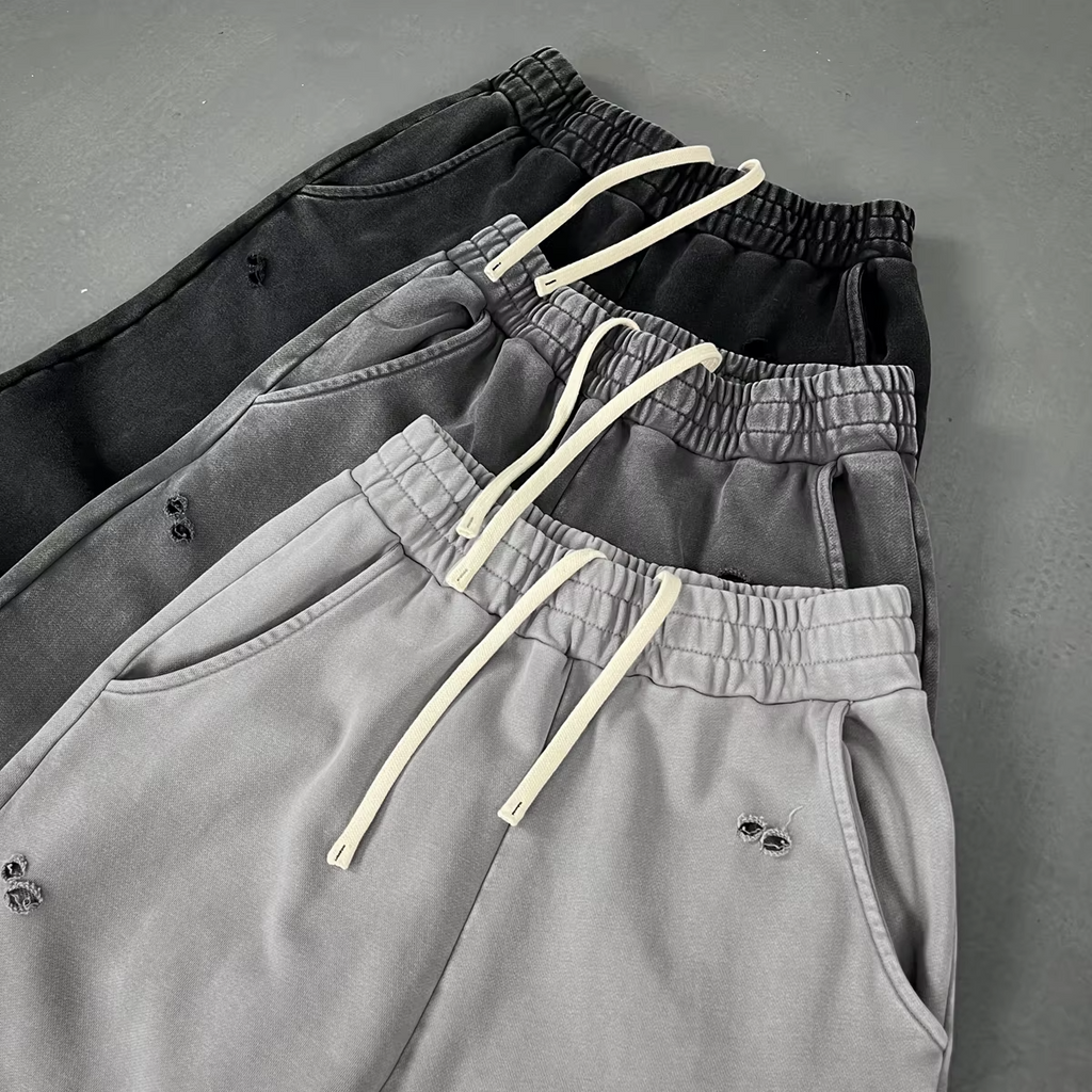 Breathable Distressed Casual Pants