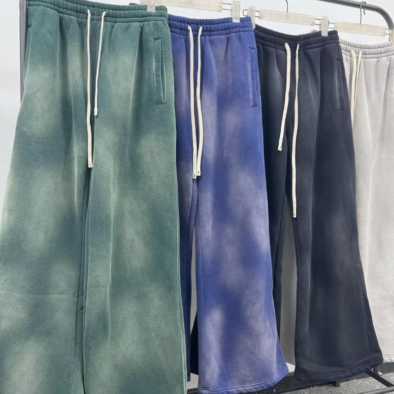 Unisex Acid Wash Baggy Sweatpants