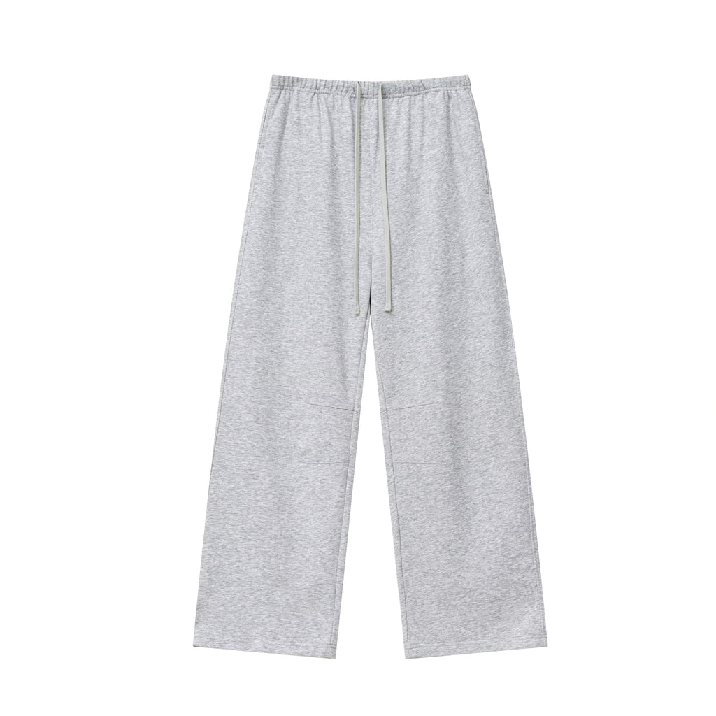 Curved Leg Baggy Sweatpants