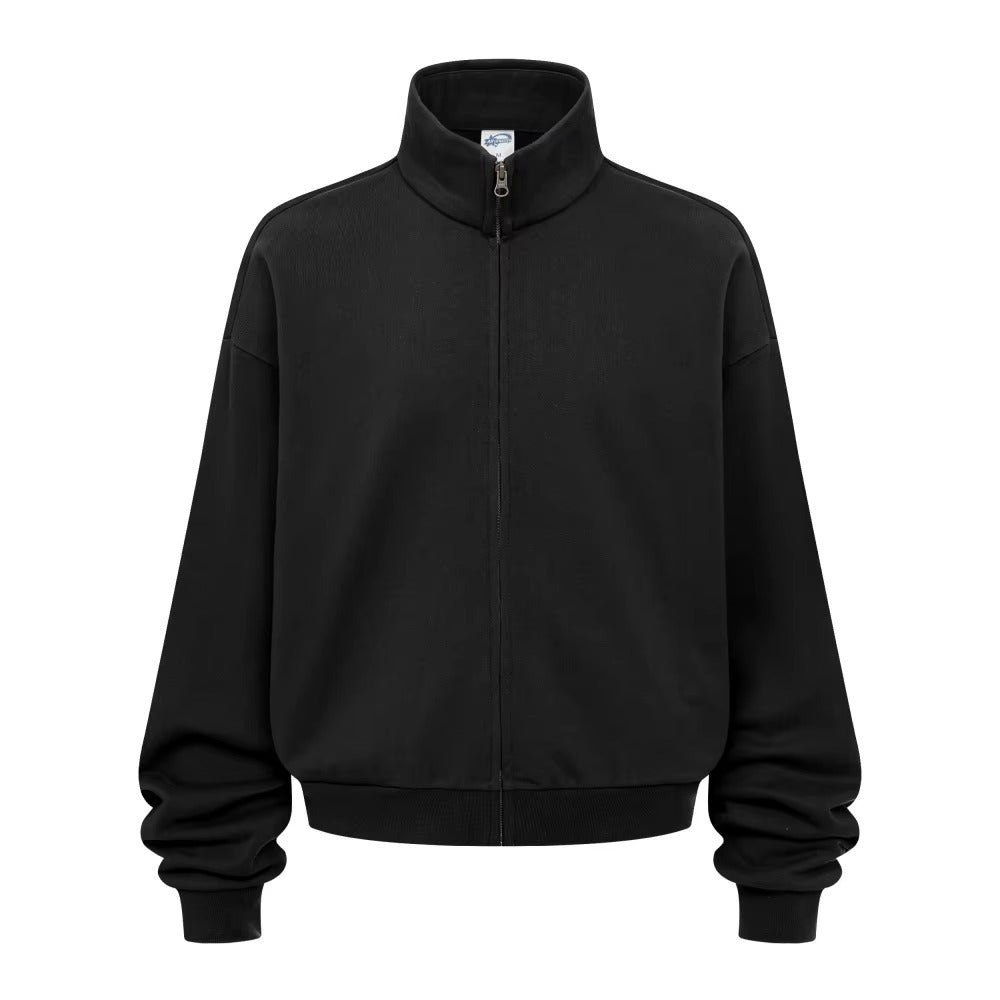 Casual Full-Zip Sweat Jacket
