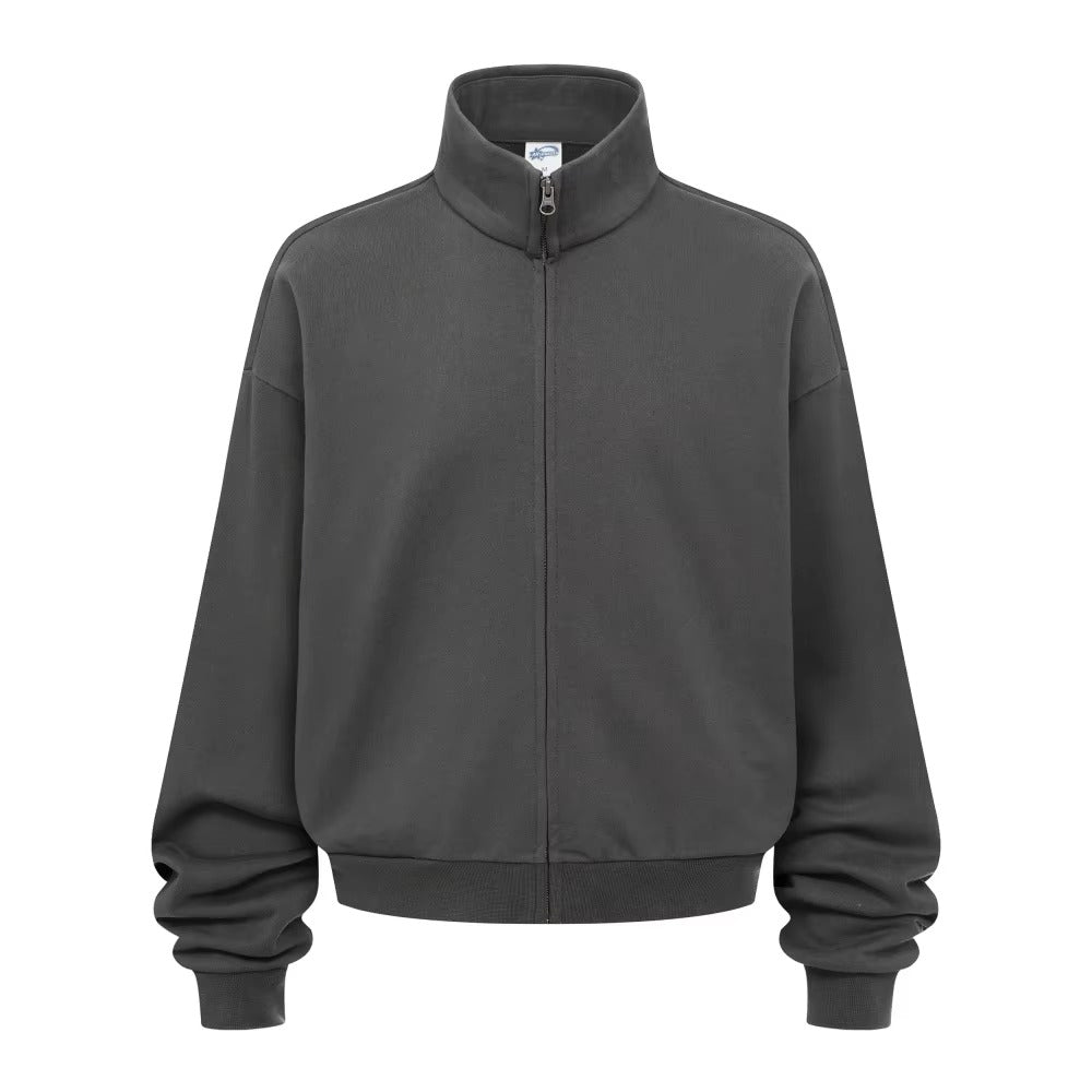 Casual Full-Zip Sweat Jacket