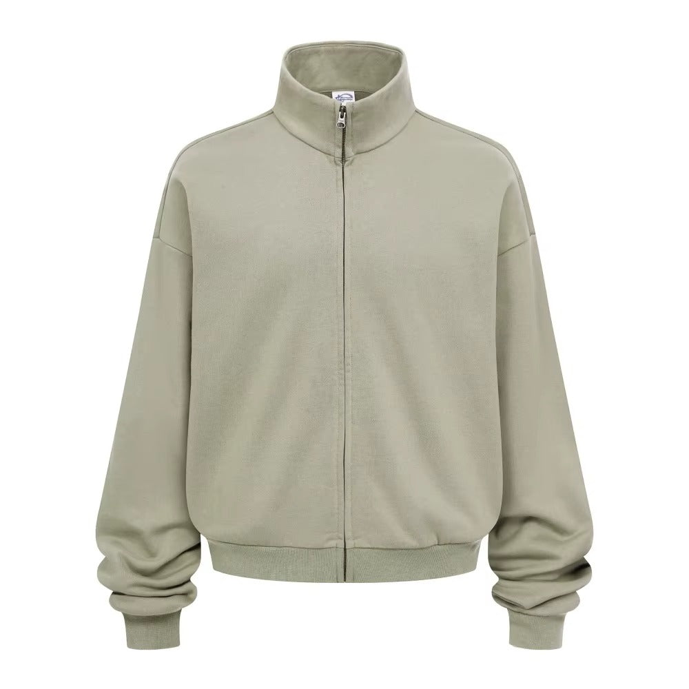Casual Full-Zip Sweat Jacket