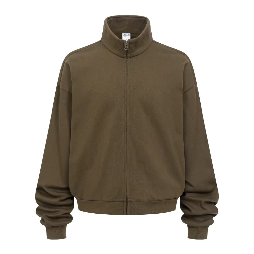 Casual Full-Zip Sweat Jacket